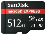 SanDisk Express microSDXC 512 GB / Micro SD karta / Class 10 / UHS-I U3 / V30 / čítanie: 650 MB/s / zápis: 220 MB/s (SDSQXFN-512G-GN4NN)