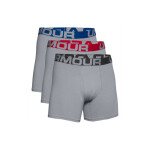 Pánske boxerky 3pack 1363617 011 Sivá mix farieb - Under Armour S/M šedá-mix barev