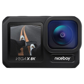 Niceboy VEGA X 8K / Outdoorová kamera / 1.3 displej / 4K @ 60FPS / USB-C amp; HDMI (8594182426588)