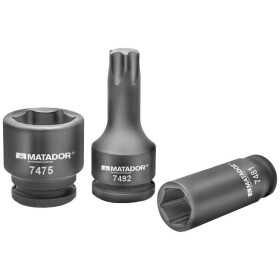 Matador Schraubwerkzeuge vložka zástrčného kľúča nárazového skrutkovača, metrický, 1/2 (12.5 mm), 74810320; 74810320