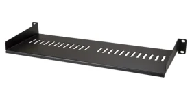 StarTech Ventilovaná rack polica 1U čierna / Polica / 19" / nosnosť 20 kg / oceľ (CABSHELF1U7V)