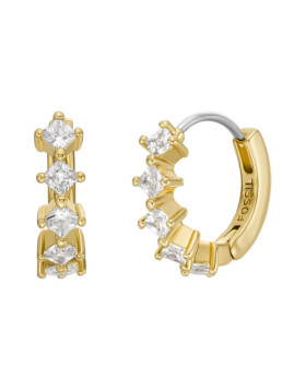 Fossil Elegantné pozlátené kruhy z mosadze Hazel JOA00819710