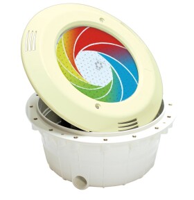 Vagnerpool Podvodný svetlomet VA LED RGB farebné, PF, 12 V; 16 W, piesková farba, pre betónové bazény