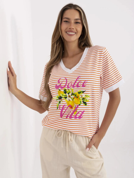 Blúzka MI BZ M6312 2.93 oranžová jedna velikost