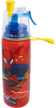 STOR Fľaša na pitie Spiderman 575 ml / Fľaša na pitie / Rozprašovacie tlačidlo / Bez BPA (83527)