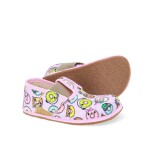 Dievčenské papuče Barefoot Pegres, BF01 Donut, ružové - 25