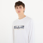 Tričko Jordan Men's Long-Sleeve Crew-Neck T-Shirt White/ Black S