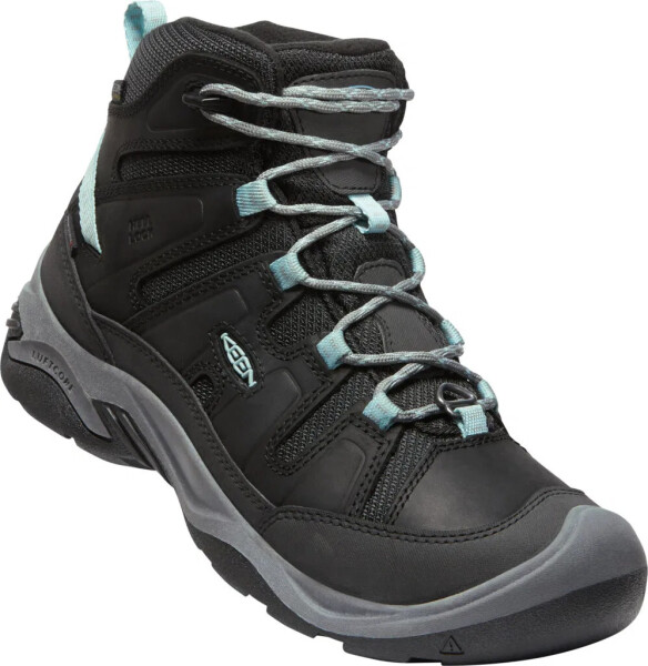 KEEN CIRCADIA MID POLAR W Dámske trekové topánky black/cloud blue 38 10037728KEN01S75