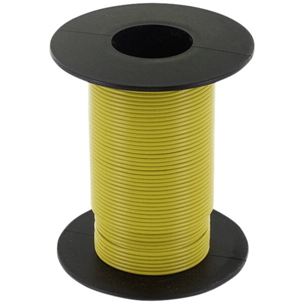 Econ connect KL025GE25 opletenie / lanko, 1 x 0.25 mm², žltá, 25 m; KL025GE25