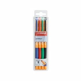 STABILO® pointVisco - 4 ks sada - modrá, červená, zelená, čierna (1099/4)
