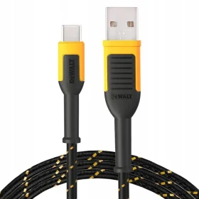 DeWalt DXMA131-1361-DWG čierna / Kábel USB / USB-A - USB-C / 1,2 m (DXMA131-1361-DWG)