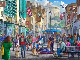 GIBSONS Puzzle Prehliadka hradu Windsor