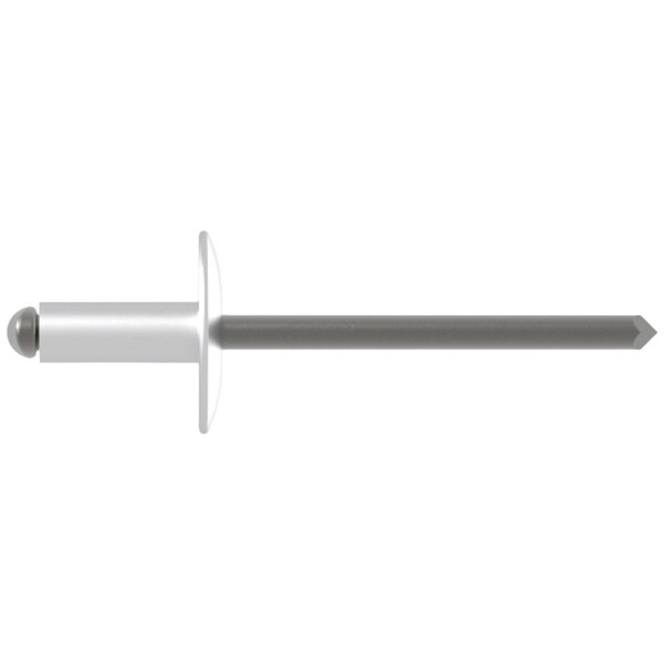 Gesipa 1454123 slepý nit (Ø x d) 5 mm x 16 mm ocel hliník Blindniet Al/St 5x16mm Grosskopf K14 KS 10,0-12,0mm 250 ks; 1454123