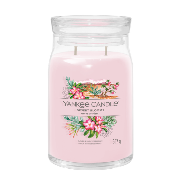 Yankee Candle Desert Blooms Signature veľký pohár 567g / doba horenia až: 90h (5038581158693)