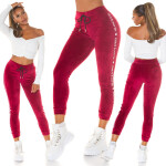 Sexy Loungewear Jogger Plush Look "Enjoy"