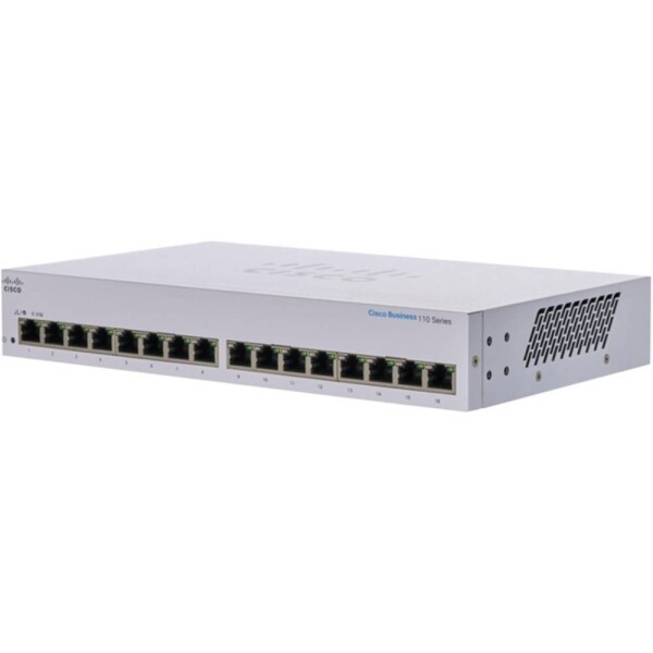 Cisco CISCO CBS110 Unmanaged 16-port GE sieťový switch 16 portů 10 / 100 / 1000 MBit/s; CBS110-16T-EU