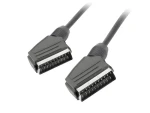 Lanberg SCART (M) - SCART (M) 1,8 m / Kábel SCART / Prepojovací (CA-EUEU-10CC-0018-BK)