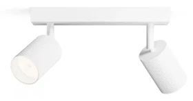 Philips Wyatt biela / Bodové svietidlo / 2x GU10 / 220-240V / kov (SKL000532611)