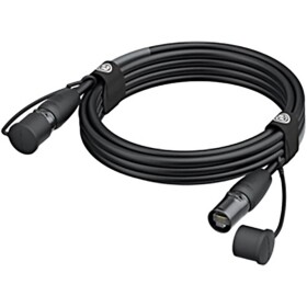 Neutrik NKE5E-E1E1-M0020 RJ45 sieťové káble, prepojovacie káble CAT 5e 2 m čierna veľmi flexibilné 1 ks; NKE5E-E1E1-M0020