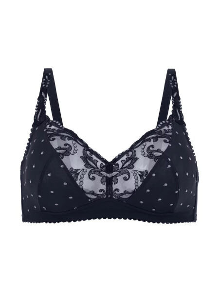 Dámska podprsenka 203292 596 Blue fjord - Felina 70G tmavě modrá - vzor