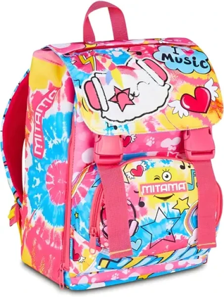 Mitama 4Zip CatRock / Školská aktovka / 21-28 l / vhodná od 1. triedy (64721)