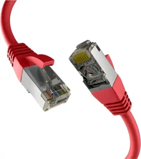 EFB Patchkabel Cat8.1 červená 10 m / Patch kábel / RJ45-RJ45 / S/FTP / PIMF (EC020200296)