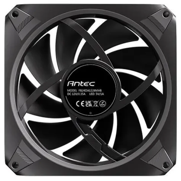 Antec ORBIT 120 ARGB PWM čierny 3-Pack / Ventilátor / 120×120×28 mm (0-761345-40059-6)