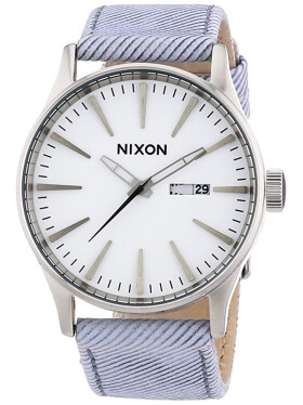 Nixon SENTRY LEATHER PINSTRIPE pánske hodinky analógové