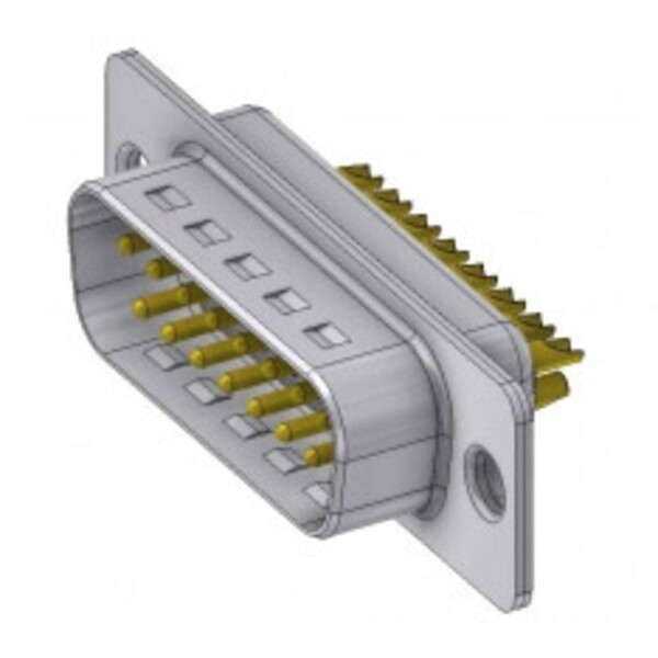 Deltron Connectors DTS15PZ/2 D-SUB zástrčka 180 ° Pólov: 15 spájkovaný 1 ks; DTS15PZ/2