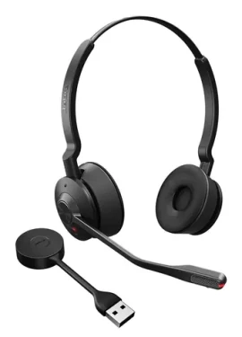 Jabra Engage 55 SE černá / Stereo bezdrátová náhlavní souprava / mikrofon / DECT / USB-A / UC (9659-410-111)