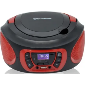 ROADSTAR CDR-365U/RD červená / Rádio s CD prehrávačom / FM / PLL / CD / MP3 / 3.5mm / USB (7621800033024)