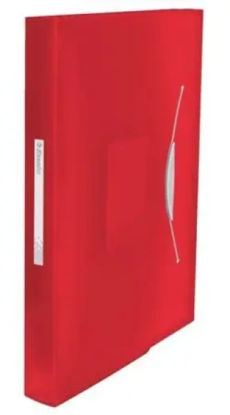 Esselte VIVIDA červená / Aktovka na dokumenty / 6 priehradok / A4 / PP (624016)