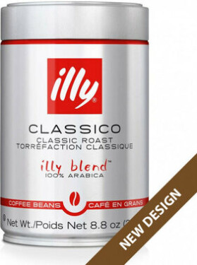 Illy Espresso (Zrnková) 250 g / Zrnková káva / 100% Arabica / Plechovka (8003753900520)