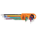 Neo Tools 09-518 Sada 9 ks kľúčov TORX / farebné (09-518)