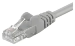 Goobay 68439 U/UTP Cat6 šedá / Patch kábel / 1 m / RJ-45 (68439)