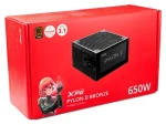 ADATA XPG PYLON II 650 čierna / Zdroj / 650 W / ATX 3.1 / 80 PLUS Bronze / aktívny PFC / FDB ventilátor (PYLONII650B-BKCEU)