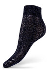 Ponožky LUREX NERO GOLD UNI