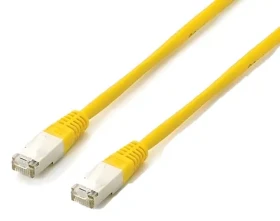 Equip Cat6a S/FTP žltý / Patch kábel / RJ-45 / 0,5 m / PoE / LSZH plášť (605667)