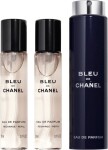 Chanel Bleu De Chanel – EDP 20 ml (plniteľný flakón) + náplň 2 x 20 ml