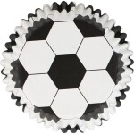 Košíčky na cupcaky 30 ks – futbalový loptou - PME - PME
