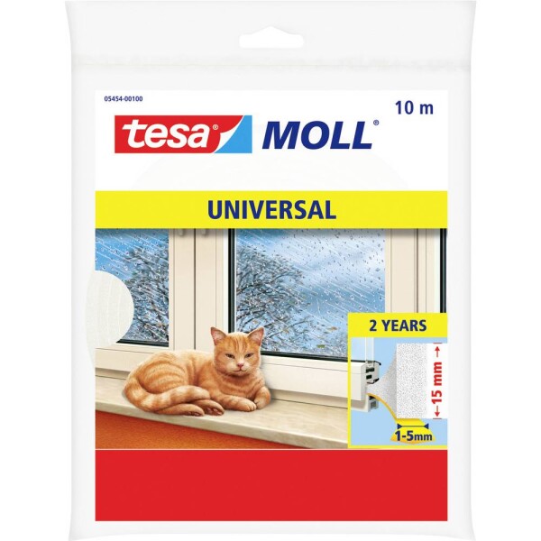 Tesa 05454-00100-01 tesniaca páska tesamoll® Universal biela (d x š) 10 m x 15 mm 1 ks; 05454-00100-01
