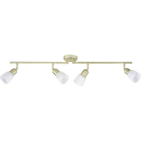 Brilliant Sofia 55331/18 stropná lampa LED E14 160 W mosadz, alabastrová; 55331/18