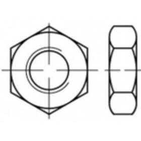 TOOLCRAFT TO-5371788 šesťhranné matice M5 nerezová ocel A2 1000 ks; TO-5371788