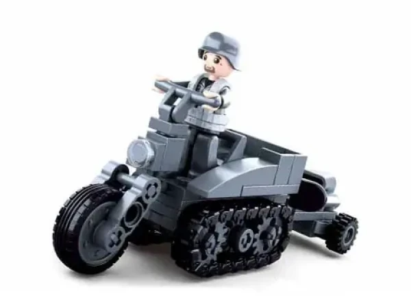 Sluban WWII M38-B0680B Motocykel s pásmi