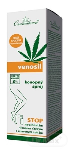 CANNADERM Venosil konopný sprej 150 ml