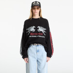 Tričko REPRESENT Mesh Pegasus Long Sleeve T-Shirt UNISEX Jet Black XS