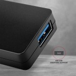 AXAGON HUE-G1A / 4x USB 3.2 Gen 1 SLIM húb / 14cm (HUE-G1A)