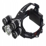 Iso Trade 16144 Čelovka LED ZOOM 5 x LED T6 CREE