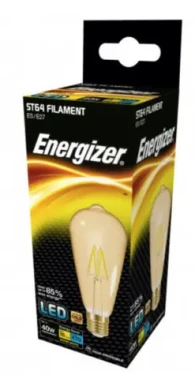 Energizer S9433 Filament Gold žiarovka 5W / pätica E27 / 2200K / 470lm / 15000h (S9433)