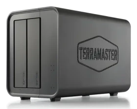TerraMaster D2-320 / Diskový box / 2x 3,5 "/2,5" / USB 3.2 Gen2 10Gbps / RAID 0/1/JBOD / až 44TB / Diskless (D2-320)